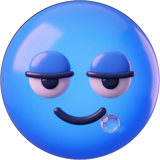 Puddle（青のBopling）：おっとりしていて、いつもねむたそうな目