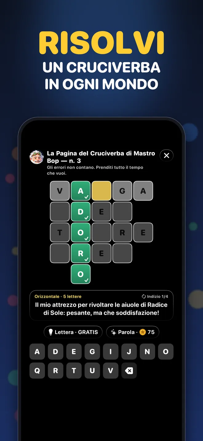 Risolvi un cruciverba in ogni mondo